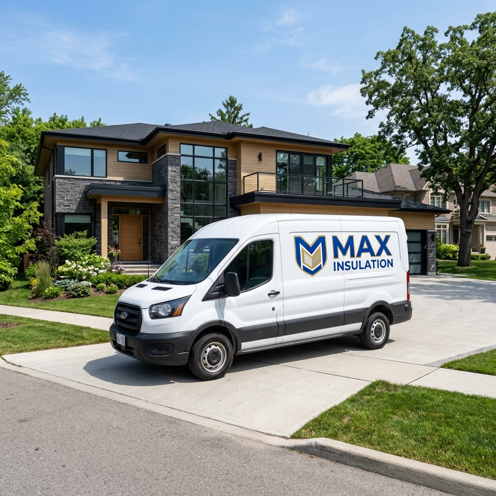 Max Insulation Company Service Van